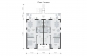 Двухэтажный таунхаус с подвалом и эксплуатируемой кровлей Rg5789z (Зеркальная версия) План2